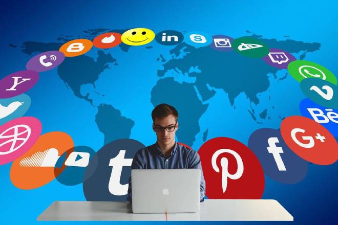 Social Media Platform là một trong những loại hình Digital Platform . Ảnh Internet