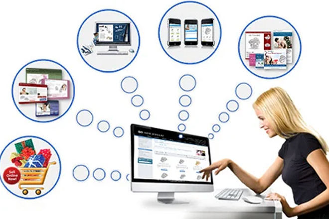 Website thương mại điện tử mang lại khá nhiều lợi ích cho cả kinh doanh và người tiêu dùng. Ảnh Internet