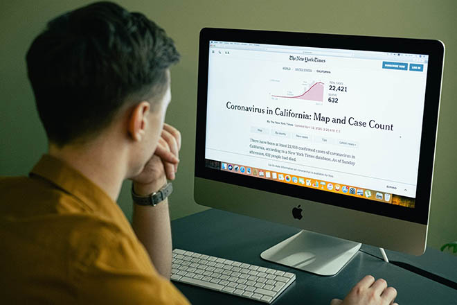 Bài tin tức báo điện tử thường có có bảng biểu, biểu đồ minh họa. Ảnh Internet