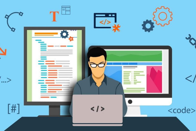 Web developer vài năm trở lại đây là nghề nghiệp hấp dẫn, lương cao. Ảnh Internet