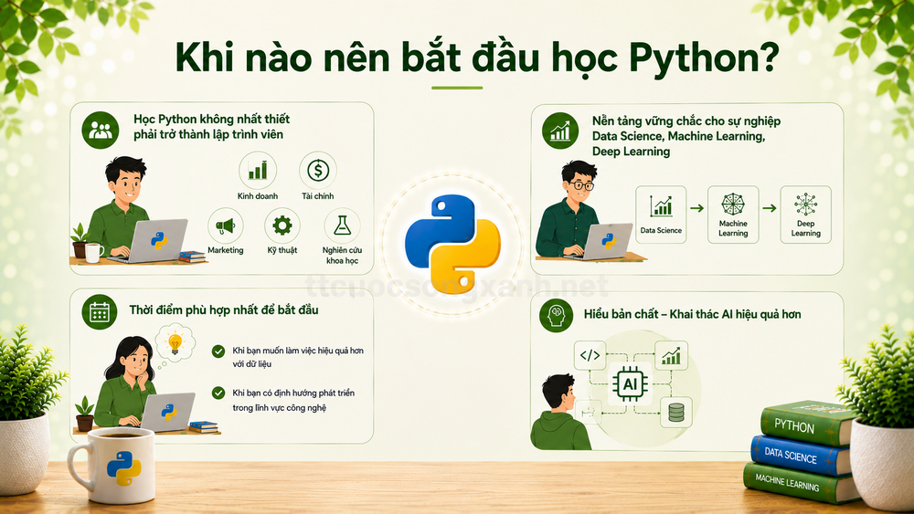 khi nào nên bắt đầu học python