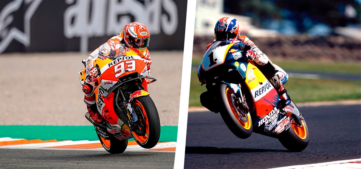 xe gắn máy mô tô 2 bánh trong trường đua MotorGP